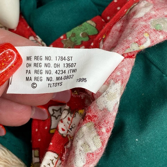 1995 Hip and Hop Christmas Decor House of Lloyd Christmas Around the World Bunny - Picture 10 of 11